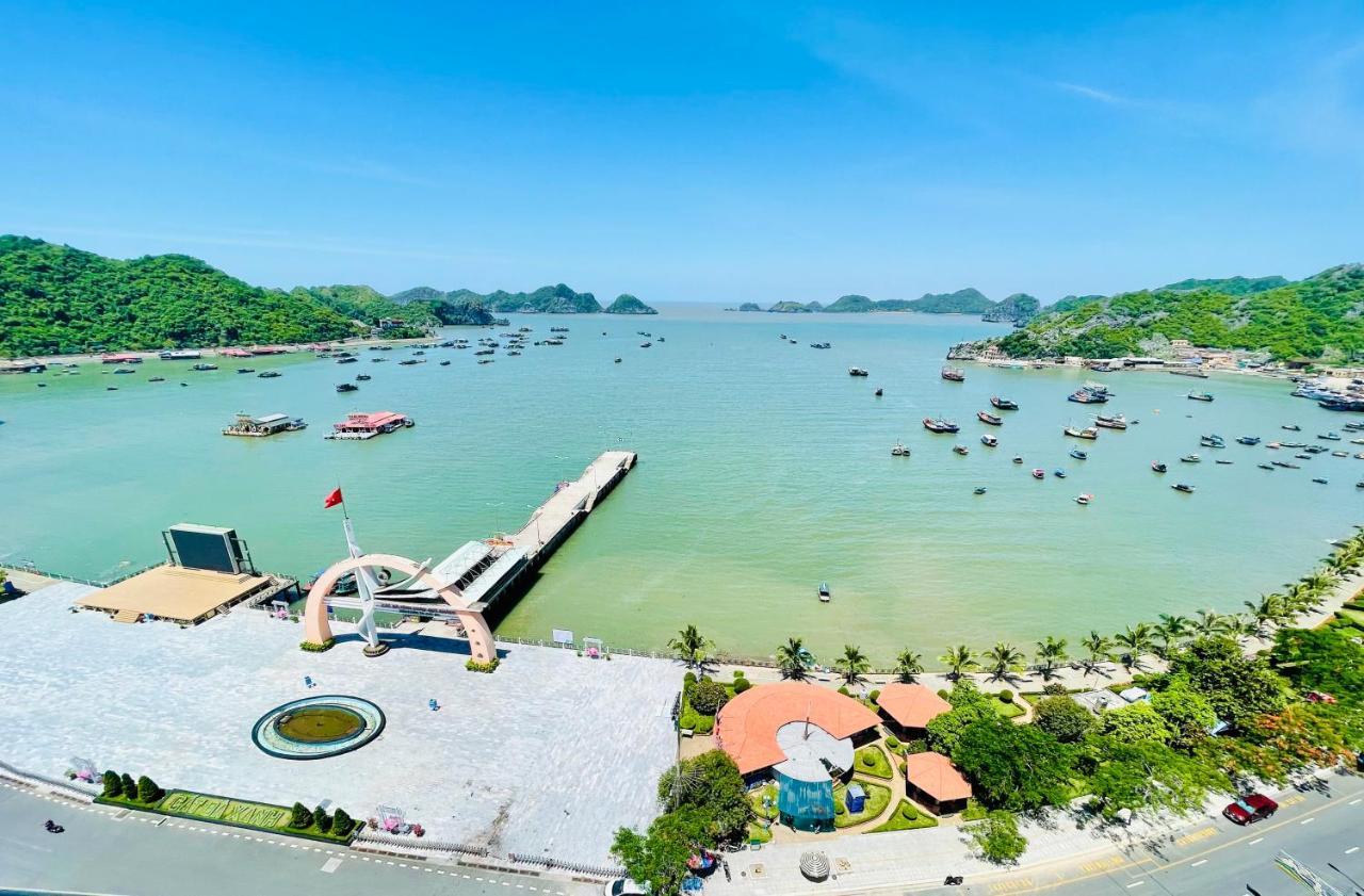 Sea Pearl Cat Ba Hotel Dong Khe Sau Exterior foto